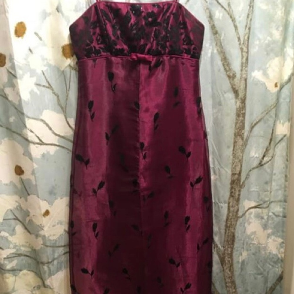 Burgundy Dress